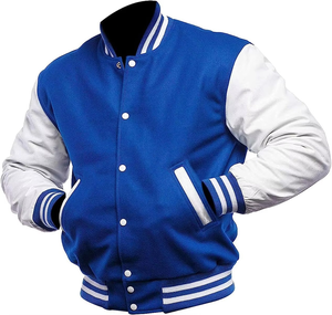 High Quality Custom Mens Varsity Wool <b>Leather</b> <b>Jacket</b> Stylish & Durable Design - Product Image 2
