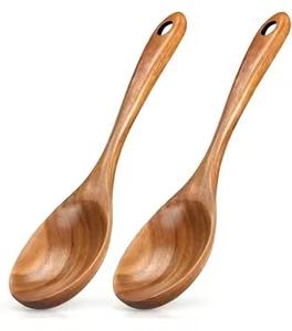 Kitchen Ready Wooden Serving Spoon For Food Serving And <b>Cooking</b> Tasks - Product Image 3