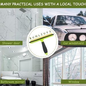 Limpiador de Vidrios 2 en 1, Raspador de Ducha y Limpiador de Ventanas, Herramienta de Limpieza Específica para Puertas de Ducha y Ventanas - Product Image 3