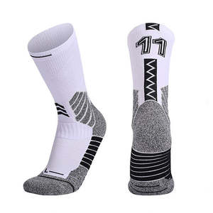 High Quality Elite Crew Number Basketball <b>Training</b> <b>Socks</b> for Women Athletic Logo Design Anti-Slip Feature Letter Pattern Daily - Product Image 6