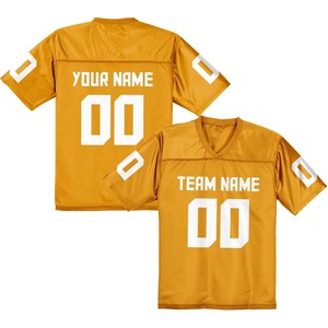 Maillot de football américain pour adultes de qualité supérieure, manches courtes, 100% polyester, sublimation, séchage rapide, logo personnalisé, col en V, OEM - Product Image 6