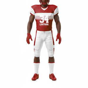 Uniforme de Fútbol Americano Unisex de Talla Grande, Personalizable en 2 Tonos, Diseño Sublimado, 100% Poliéster - Product Image 1