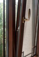 Fenêtre pliante en aluminium à double vitrage, verre trempé, insonorisée, CE