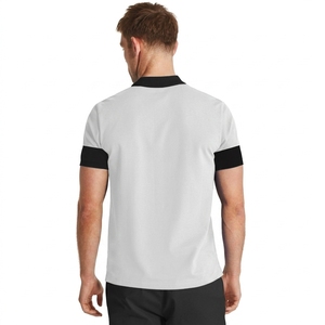 เสื้อโปโลแขนสั้นผู้ชาย ดีไซน์สีตัดต่อ ผ้าออกซ์ฟอร์ดทอเนื้อผ้าระบายอากาศ สไตล์ลำลอง - Product Image 2