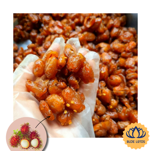 [DISPONIBLE] |   Fruits secs entiers de ramboutan de qualité supérieure, collation de fruits conservés en vrac BLUE LOTUS FARM pour la célébration du Nouvel An - Product Image 1