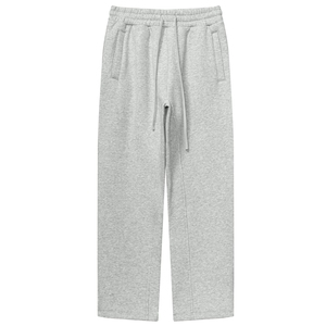 High Quality Men's Custom <b>Flared</b> <b>Jogger</b> Track Pants 400GSM Fleece Waistband Stacked Sweatpants for Men and <b>Women</b> - Product Image 5