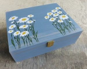 Luxury Hand Painted <b>Wooden</b> Jewelry Box Antique Style Decorative Storage Case Handmade Gift Box with Custom Design - Product Image 2