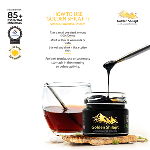Resina de Shilajit Dorada del Himalaya de Alta Altitud, Grado Oro, 40 Gramos, Protección Antioxidante, Claridad Mental, Para Quienes Buscan la Salud y Combaten el Envejecimiento - Product Image 3