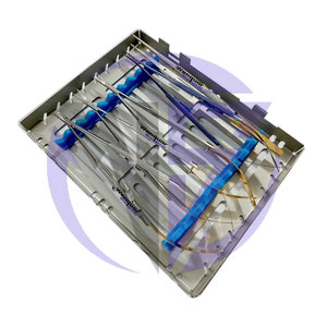 <b>Top</b> Quality Castroveijo Micro Surgery 5 Pcs Kit Surgical Instruments Sterilization <b>Box</b> - Product Image 6