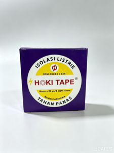 เทปพันสายไฟ Hoki Tape PVC ทนความร้อนสูง กาวอะคริลิกด้านเดียว ผลิตในอินโดนีเซีย - Product Image 2