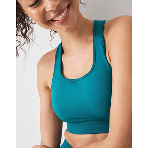 <b>Women</b> Seamless <b>Long</b> Sleeve Shirt Soft Stretch Fitted Crop Top <b>For</b> Fitness Workout Training Yoga And Daily Wear - Product Image 5