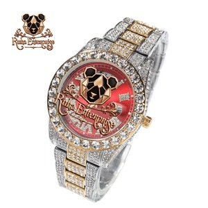 Reloj de Lujo con Diamantes Moissanite, Elegante Reloj de Pulsera Premium con Decoración de Piedras Brillantes para Hombre y Mujer - Product Image 1
