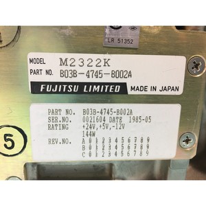 Disco Duro Fujitsu M2322K de 8 Pulgadas, B03B-4745-B002A - Equipo y Piezas de Semiconductores de Confianza de Marca Global - Product Image 3