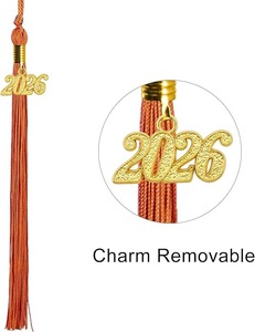 Ensemble de toge, toque et pompon de graduation mat pour la cérémonie de remise des diplômes 2026, pour le lycée et le baccalauréat - Product Image 5