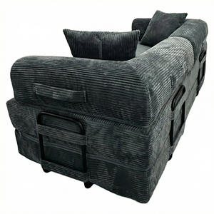 Sofá de Espuma para Adultos, Sofá Cama de Espuma Comprimida Multifuncional, Sofá Cama de Piso, Sofá de Dos Plazas de Esponja Completa para Adolescentes - Product Image 4