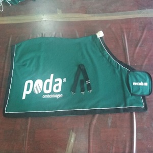 Custom Fleece Horse Rug U-Shape Solid Color Polyester Fabric Outdoor Use with 2 Leg Straps and Double Front Chest Closures India - Product Image 3