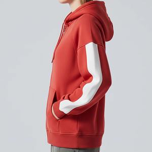 Sweat-shirts pour femmes grandes tailles, service OEM, design personnalisé, fermeture éclair, hiver, 100% coton, respirant, polaire, nouveau style tendance 2024 - Product Image 4