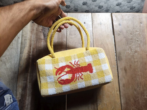 Sac à bandoulière en forme d'enveloppe pour femmes, fait à la main, en polyester, avec broderie perlée, élégant, léger, travail de couture - Product Image 1