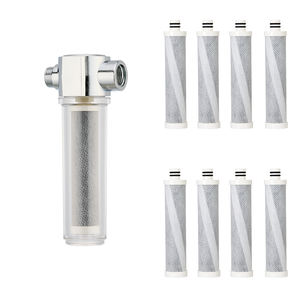 Filtre de douche ACF moderne avec 8 recharges, filtration en 3 étapes, écologique, efficace pour éliminer le chlore, les métaux lourds et les contaminants - Product Image 1