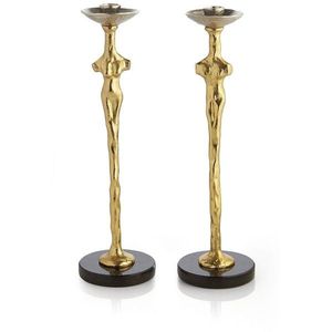 Juego de Portavelas con Forma de Rama de Árbol Dorada, Candelabros de Metal Inspirados en la Naturaleza, Decoración Artística para el Hogar, Centro de Mesa - Product Image 5