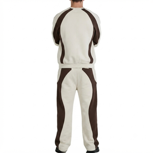 Ensemble de survêtement pour homme à col rond avec pantalon de survêtement assorti - Product Image 6
