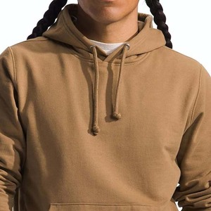 Sweat-shirt à capuche pour homme 100% coton French Terry Couleur unie Coupe décontractée Vêtement d'automne pour adultes Prix abordable - Product Image 5