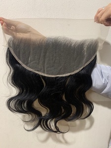 CDYHAIRVN Vente en gros de cheveux humains vietnamiens bruts, frontal 13x4 13x6 HD transparent pour dentelle, texture personnalisée, double trame, corps profond - Product Image 2