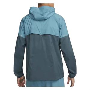 Veste de sport coupe-vent zippée ARZINEN INDUSTRY pour homme, style racer, color block, col montant, 100 % nylon, passepoil blanc - Product Image 3