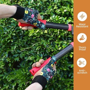 Gants de jardinage pour femmes, résistants aux épingles et aux éclats, en cuir synthétique, protection des mains, gants de jardin durables - Product Image 6