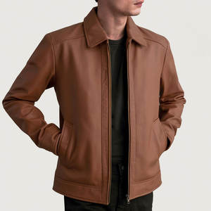 Chaqueta de Cuero para Hombre, Resistente al Viento, Modelo 2026, Estilo Montañero, Atuendo Elegante - Product Image 3