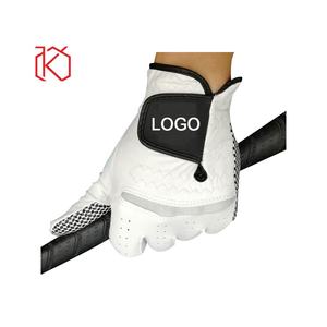 Gant de golf GripPro tout temps confort durable en cuir véritable coupe précise protection UV mains avec logo personnalisé - Product Image 4