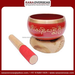 Bol chantant himalayen méditatif avec maillet et coussin pour la guérison énergétique de la pleine conscience au prix de gros du fournisseur - Product Image 2