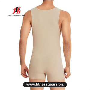Traje de Lucha Libre sin Costuras para Hombre Just Fitness Gears, Spandex y Nailon, Traje de Entrenamiento de una Pieza para Adultos - Product Image 3