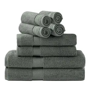 Best Quality Cotton Towel Set In Gift Box First-rate Quality Super Absorbent Towels For Your Friends