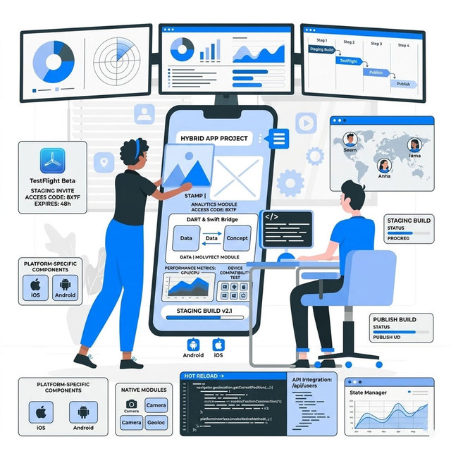 Adaptive Hybrid Mobile Application Development Services For Cross Platform Business Solutions And Digital Experiences