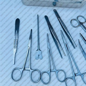 ชุดเครื่องมือผ่าตัดขนาดเล็กคุณภาพสูง 13 ชิ้น พร้อมกล่อง วัสดุสแตนเลส สำหรับการผ่าตัดทั่วไป ได้รับมาตรฐาน CE - Product Image 2