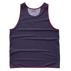 OEM Custom Design Sublimated Knitted <b>Running</b> Marathon Singlets Sleeveless Polyester Spandex Crew Neck Tank Tops Unisex Stretchy - Product Image 4