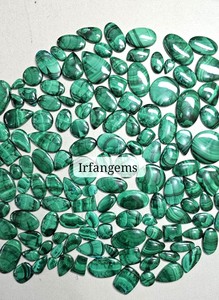 Top Grade Quality Natural Malachite Cabochon High Quality Loose Stone for Jewelry Making Wholesale Price Green Malachite Stone - Product Image 3