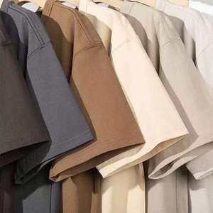 Camiseta de algodón ligera de primera calidad para hombre, suave, cómoda, transpirable, elegante, informal, para uso diario, camiseta de verano - Product Image 2