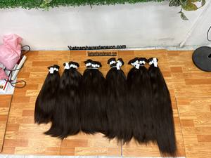 Cheveux bruns 100 % naturels - Cheveux bruts pour décoloration - Super double cheveux - Product Image 5