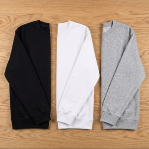Camiseta de manga larga de algodón grueso para hombre, cuello redondo, hombros caídos, estilo urbano, informal - Product Image 5