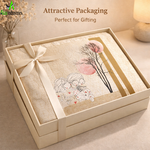 Juego de Sábanas Shahi Gharana Beige Marrón con Estampado Digital, Tamaño King, 3 Piezas, Algodón Puro, Diseño de Diseñador, con Funda de Almohada - Product Image 6