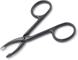 2 Piezas Pinzas de Acero Inoxidable con Mango de Tijera, Punta Fina, Reutilizables, Duraderas, Hechas a Mano, de Lujo, para Cejas y Depilación - Product Image 4