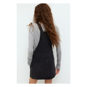 Salopette de travail en coton pour femme, durable, bretelles réglables, douce et confortable, idéale pour les activités de plein air ou la mode décontractée - Product Image 3