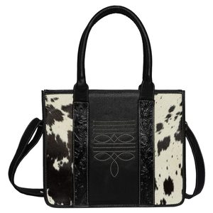 Sac à bandoulière en cuir véritable pour femme, élégant et tendance, avec poche extérieure zippée, en cuir de vachette, grand sac à bandoulière en cuir - Product Image 3