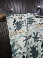 Robe bohème à imprimé animal, col en V, manches amples, longueur mi-cuisse, pour femmes, tenue décontractée