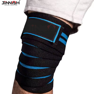 สายรัดปรับระดับได้สำหรับป้องกันเข่าและข้อศอก พร้อมแถบยืดหยุ่นสำหรับออกกำลังกาย ยกน้ำหนัก ฝึกซ้อม เพาเวอร์ลิฟติ้ง แผ่นรองรับ - Product Image 3