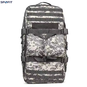 Customized Tactical MOLLE <b>Backpack</b> 600D Polyester <b>Water</b> <b>Resistant</b> Outdoor Hiking Travel Nylon Anti-Theft Multiple Compartments - Product Image 6