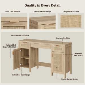 Meuble-lavabo moderne en bois massif 84 pouces, coiffeuse en bois avec éclairage, vente en gros, directement de l'usine au Vietnam, taille personnalisable - Product Image 3