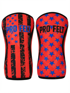 Al por mayor, personalizadas, par de rodilleras de neopreno de 7mm y 5mm para levantamiento de pesas, powerlifting, sentadillas, soporte de compresión para gimnasio, para hombres y mujeres - Product Image 2